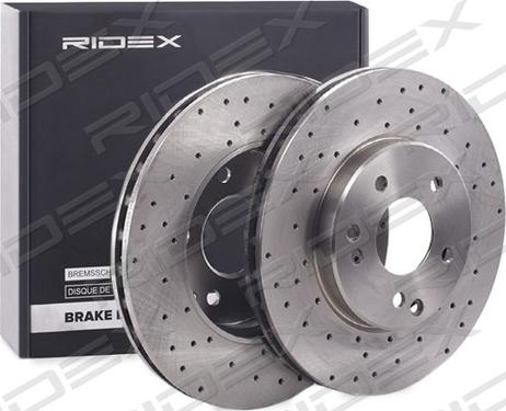 RIDEX 82B1950 - Спирачен диск vvparts.bg