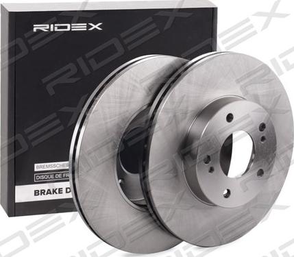 RIDEX 82B1757 - Спирачен диск vvparts.bg