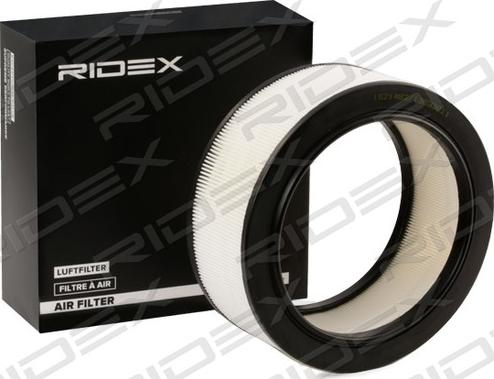 RIDEX 8A0620 - Въздушен филтър vvparts.bg