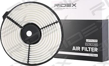 RIDEX 8A0206 - Въздушен филтър vvparts.bg