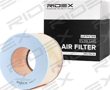 RIDEX 8A0221 - Въздушен филтър vvparts.bg