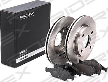 RIDEX 3405B0098 - Спирачен комплект, дискови спирачки vvparts.bg