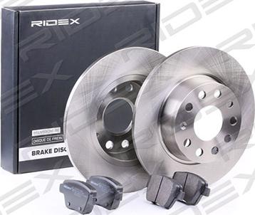 RIDEX 3405B0093 - Спирачен комплект, дискови спирачки vvparts.bg