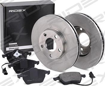 RIDEX 3405B0041 - Спирачен комплект, дискови спирачки vvparts.bg