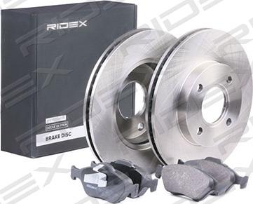 RIDEX 3405B0057 - Спирачен комплект, дискови спирачки vvparts.bg