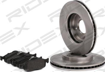 RIDEX 3405B0341 - Спирачен комплект, дискови спирачки vvparts.bg