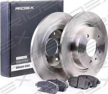 RIDEX 3405B0215 - Спирачен комплект, дискови спирачки vvparts.bg