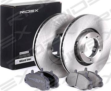 RIDEX 3405B0224 - Спирачен комплект, дискови спирачки vvparts.bg
