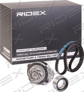 RIDEX 3096W0040 - Водна помпа+ к-кт ангренажен ремък vvparts.bg