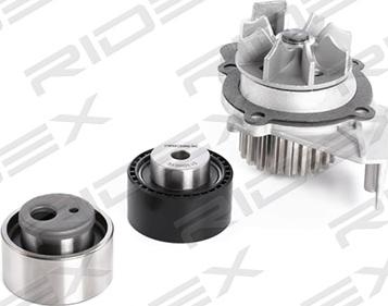 RIDEX 3096W0063 - Водна помпа+ к-кт ангренажен ремък vvparts.bg