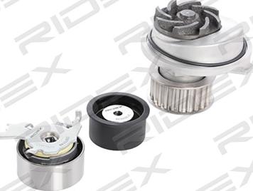 RIDEX 3096W0082 - Водна помпа+ к-кт ангренажен ремък vvparts.bg