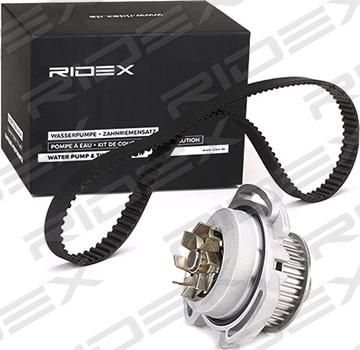 RIDEX 3096W0110 - Водна помпа+ к-кт ангренажен ремък vvparts.bg