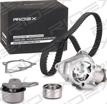 RIDEX 3096W0133 - Водна помпа+ к-кт ангренажен ремък vvparts.bg