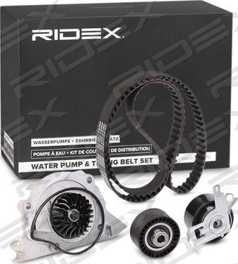 RIDEX 3096W0309 - Водна помпа+ к-кт ангренажен ремък vvparts.bg