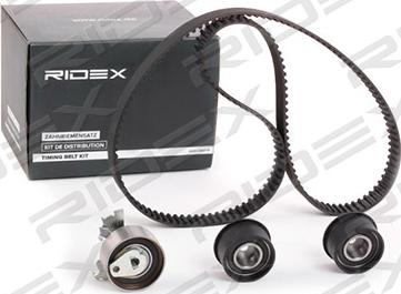 RIDEX 307T0222 - Комплект ангренажен ремък vvparts.bg