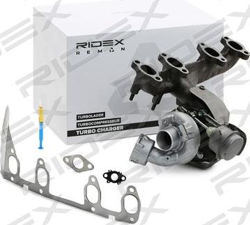 RIDEX 2234C0391R - Турбина, принудително пълнене с въздух vvparts.bg