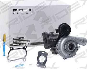 RIDEX 2234C0358R - Турбина, принудително пълнене с въздух vvparts.bg