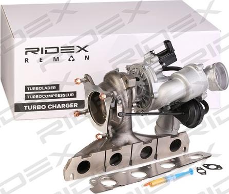 RIDEX 2234C10017R - Турбина, принудително пълнене с въздух vvparts.bg