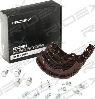 RIDEX 70B0366 - Комплект спирачна челюст, ръчна спирачка vvparts.bg