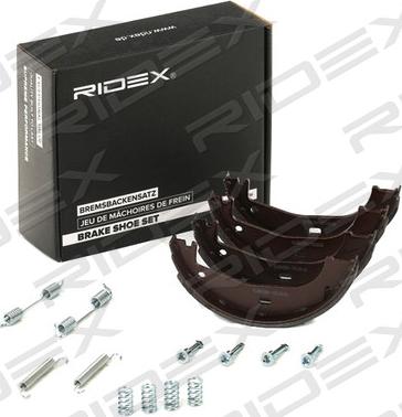 RIDEX 70B0363 - Комплект спирачна челюст, ръчна спирачка vvparts.bg