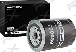 RIDEX 7O0086 - Маслен филтър vvparts.bg