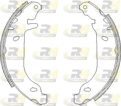 Roadhouse 4506.00 - Спирачна челюст vvparts.bg