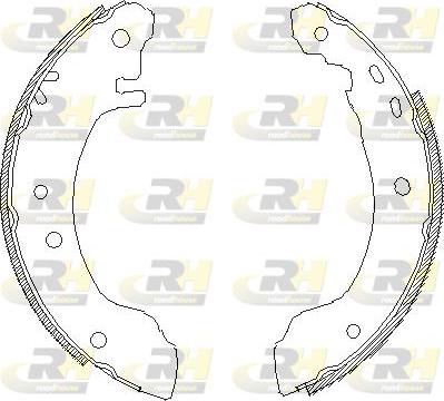 Roadhouse 4508.00 - Спирачна челюст vvparts.bg