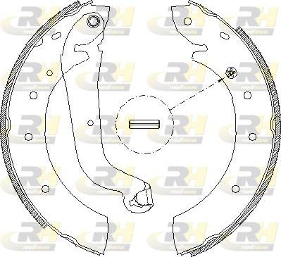 Roadhouse 4514.01 - Спирачна челюст vvparts.bg