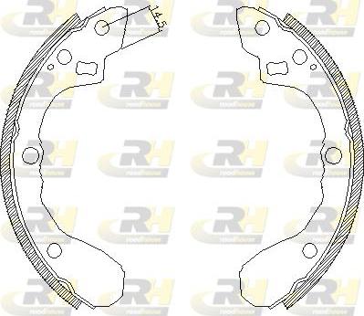 Roadhouse 4060.01 - Спирачна челюст vvparts.bg