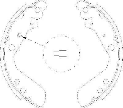 Alpha Brakes HST-HD-017 - Комплект спирачна челюст vvparts.bg