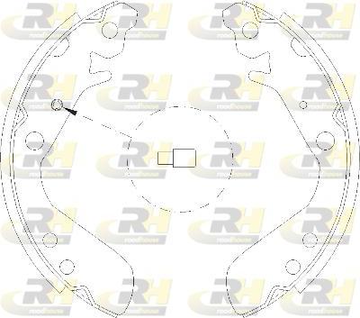 Roadhouse 4156.00 - Спирачна челюст vvparts.bg