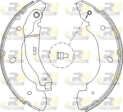 Roadhouse 4107.00 - Спирачна челюст vvparts.bg