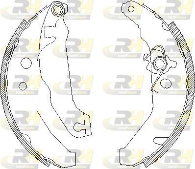 Roadhouse 4185.01 - Спирачна челюст vvparts.bg