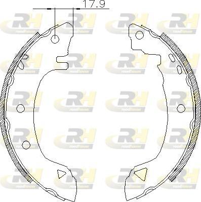 Roadhouse 4182.01 - Спирачна челюст vvparts.bg