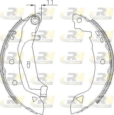 Roadhouse 4182.02 - Спирачна челюст vvparts.bg