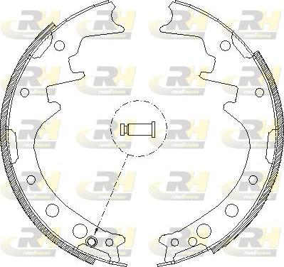 Roadhouse 4346.00 - Спирачна челюст vvparts.bg