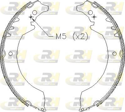 Roadhouse 4355.00 - Спирачна челюст vvparts.bg