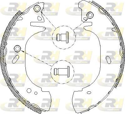 Roadhouse 4306.00 - Спирачна челюст vvparts.bg