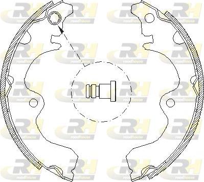 Roadhouse 4334.01 - Спирачна челюст vvparts.bg