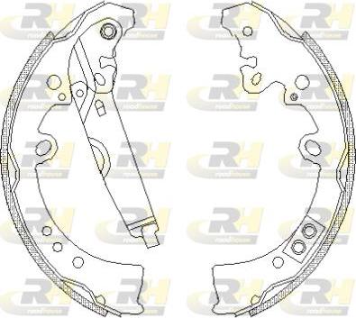 Roadhouse 4218.01 - Спирачна челюст vvparts.bg