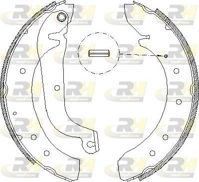 Roadhouse 4719.01 - Спирачна челюст vvparts.bg