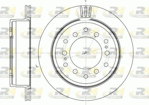Roadhouse 6956.10 - Спирачен диск vvparts.bg