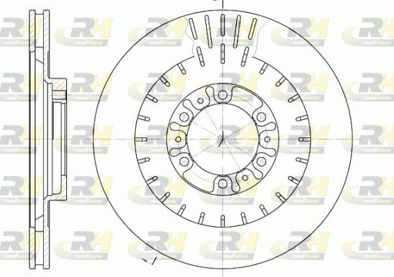 Roadhouse 6953.10 - Спирачен диск vvparts.bg