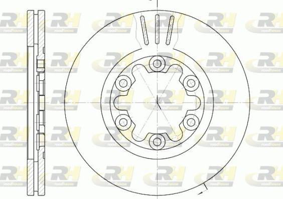 Roadhouse 6957.10 - Спирачен диск vvparts.bg