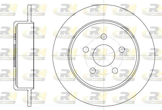 Roadhouse 6901.00 - Спирачен диск vvparts.bg