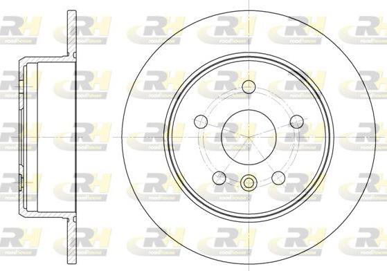 Roadhouse 6914.00 - Спирачен диск vvparts.bg