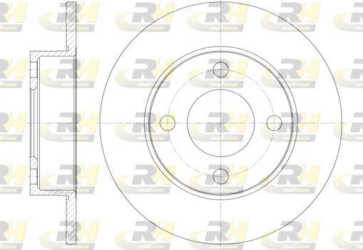Roadhouse 6917.00 - Спирачен диск vvparts.bg