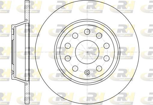 Roadhouse 6973.00 - Спирачен диск vvparts.bg