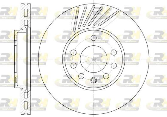 Roadhouse 6494.10 - Спирачен диск vvparts.bg