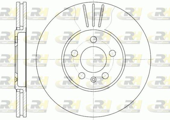 Roadhouse 6493.10 - Спирачен диск vvparts.bg